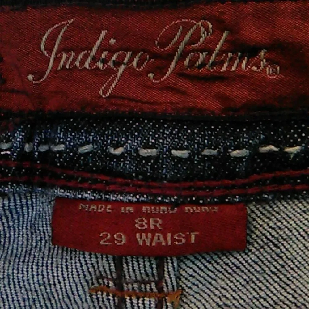 Indigo Palms Wider Leg Jeans